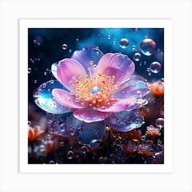 Iridescent Flower Art Print