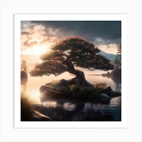 Bonsai Tree 1 Art Print