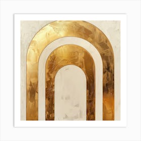 Gold Arches 2 Art Print