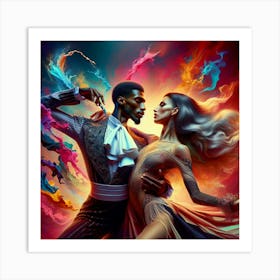 Dancing The The Paso Doble Art Print