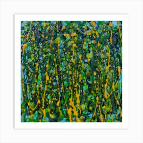 Wall Art, Jackson Pollock Inspired Art Print