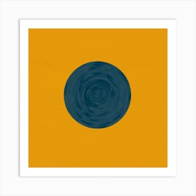 Blue Circle Art Print