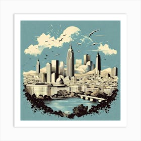 Cityscape 3 Art Print