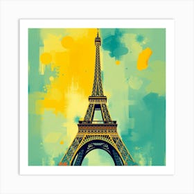 Paris Eiffel Tower 5 Art Print