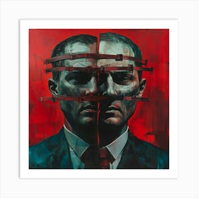 'The Man In Red' 1 Art Print