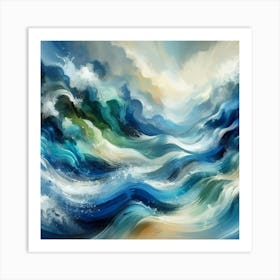 Ocean Waves 12 Art Print