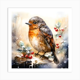 Avian Mystique Enigmatic Bird Art Print