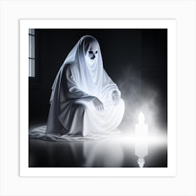Ghost In The Dark Art Print