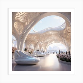 Futuristic Architecture 1 Art Print