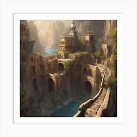 Fantasy City 116 Art Print