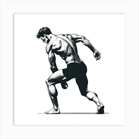 Muscular Man 6 Art Print