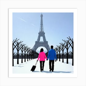 Paris Eiffel Tower Art Print