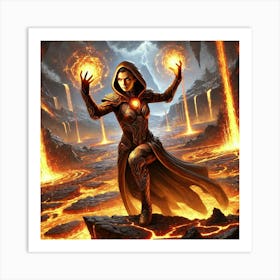 Nerys Volkaris Geothermal Command Converted Art Print