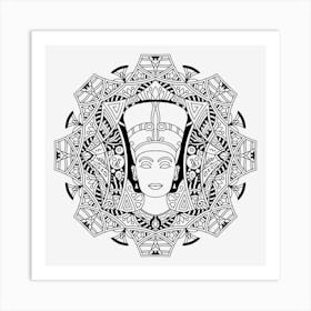 Egyptian Mandala 08 Art Print