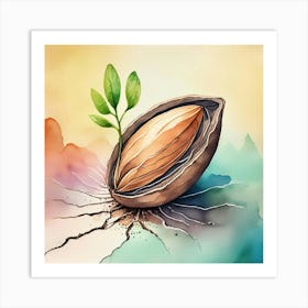 Almond Tree Art Print