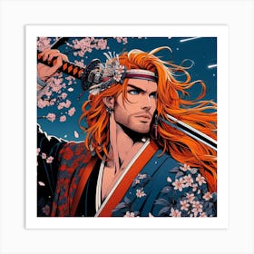 Samurai 4 Art Print