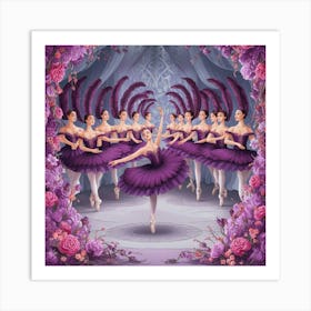 A Captivating Illustration Of A Ballet Scene With 7lelpv0fsog Oh0gnkor3g Kchvtqo3tnscgixnwrnfrw Art Print