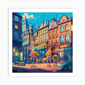 Night City Art Print