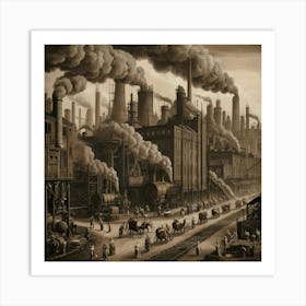 Industrial Revolution Reimagined Art Print