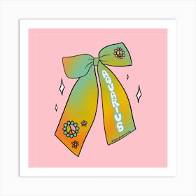 Aquarius Bow Art Print