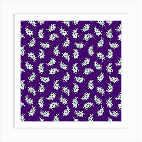 Leafy Whirls 3 Art Print