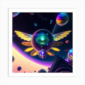 Psychedelic Painting 3 Art Print