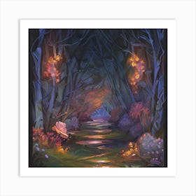 Fairytale Forest 1 Art Print