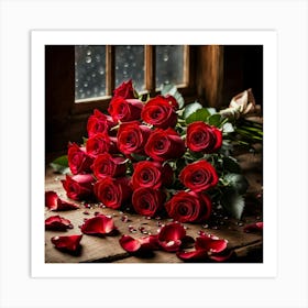 Red Roses 6 Art Print