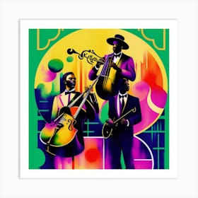 Jazz Quartet Art Print