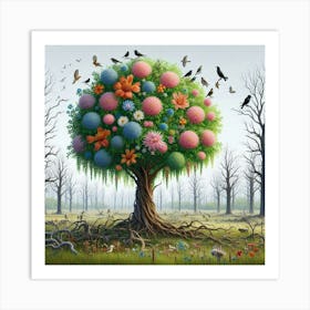 Abraham's Tree Flower Art Print