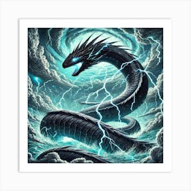 Nimbira Storm Wyrm Art Print