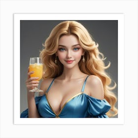 Sexy Blonde 23 Art Print