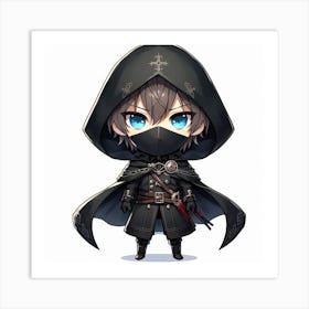 Chibi anime character 1 Art Print