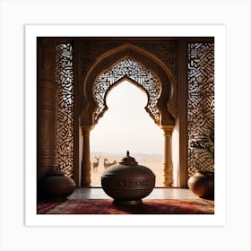 Folklore of Arab life Art Print