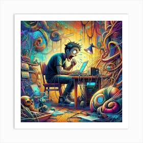 Psychedelic Art 26 Art Print