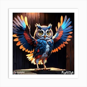 Nightcap Owl 2 Art Print