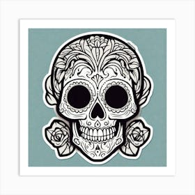 Sugar Skull 3 Art Print