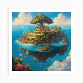 Island In The Sea Art Print