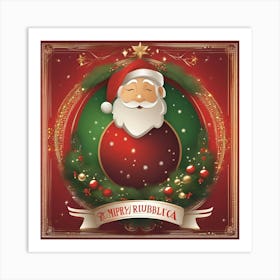 MERRY CHRISTMAS Art Print