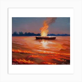 The Raft Is Not the Shore Art Print