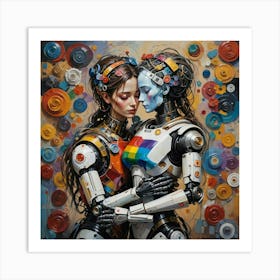 Robots Art Print