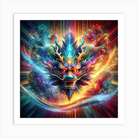 Chinese Dragon Spirit Art Print