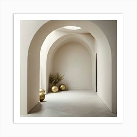 Arched Hallway 5 Art Print