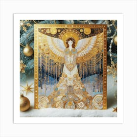 Angel Of The Snow Art Print