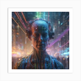 Cybernetic Man 1 Art Print