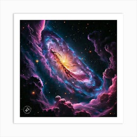 The sky & the galaxies Art Print