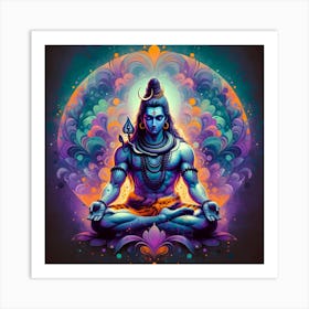 Lord Shiva 35 Art Print