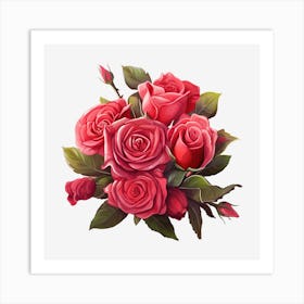 Bouquet Of Roses 5 Art Print