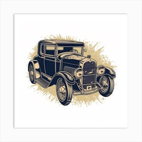 Vintage Car Art Print