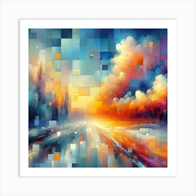 Abstract Painting 16 Art Print